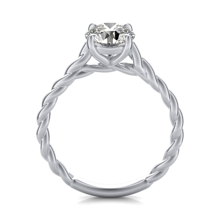 Cathedral Solitaire Engagement Ring - Jewelry Exchange Center