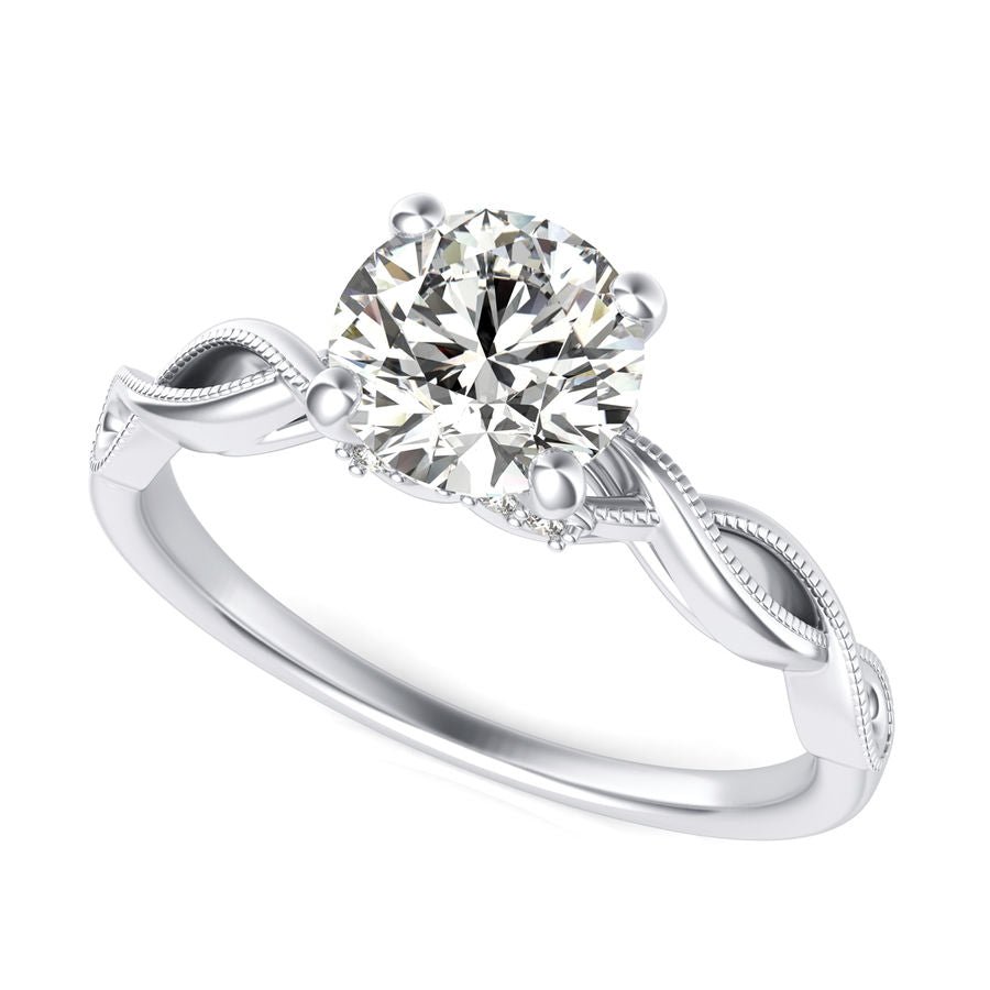 Twist Engagement Ring - Jewelry Exchange Center
