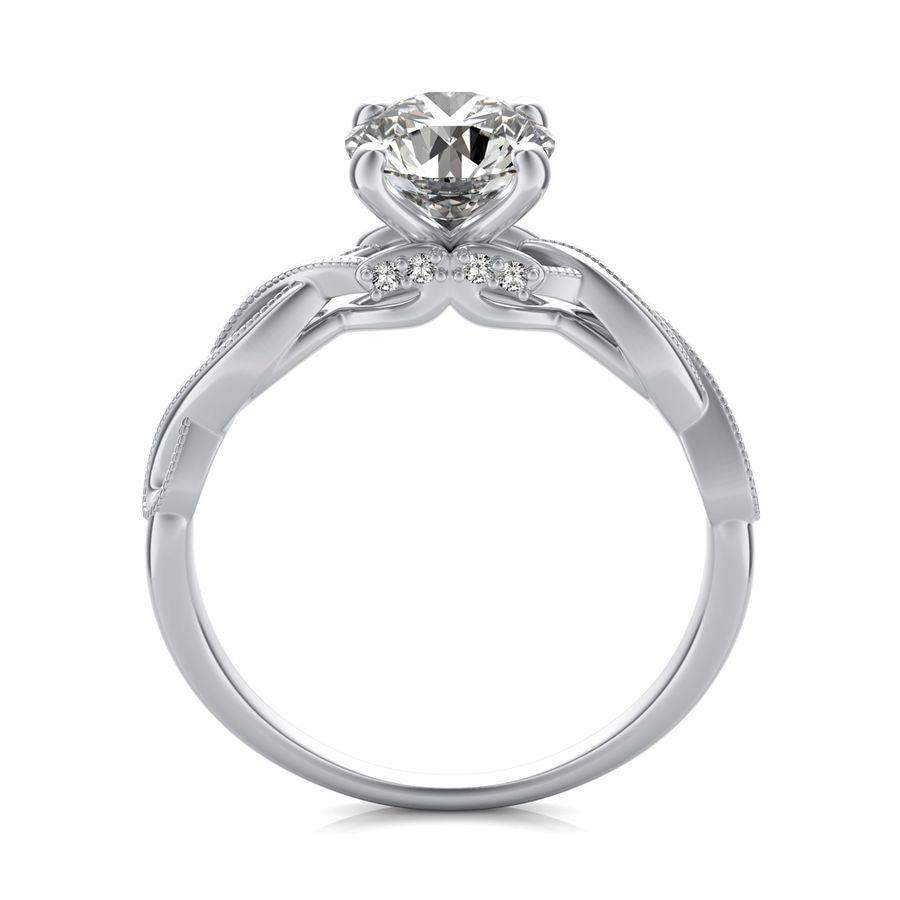 Twist Engagement Ring - Jewelry Exchange Center