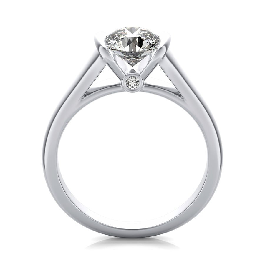 Cathedral Solitaire Engagement Ring - Jewelry Exchange Center