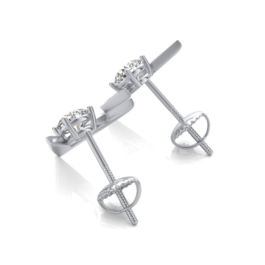 V Stud Earrings - Jewelry Exchange Center