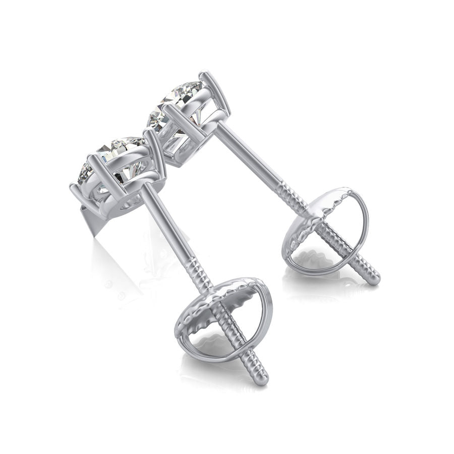 Stud with Triangle Earrings - Jewelry Exchange Center