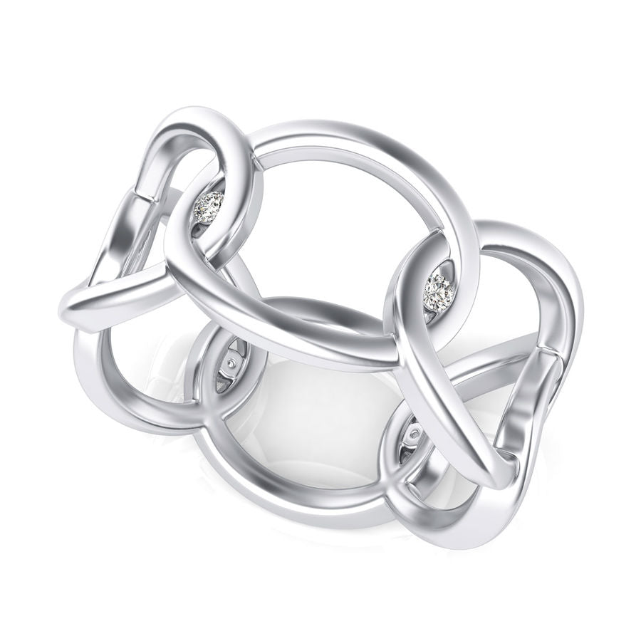 Chain Link Fashion Ring - Jewelry Exchange Center