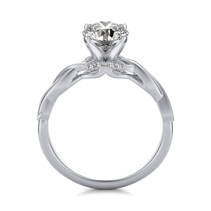 Twist Solitaire Ring - Jewelry Exchange Center