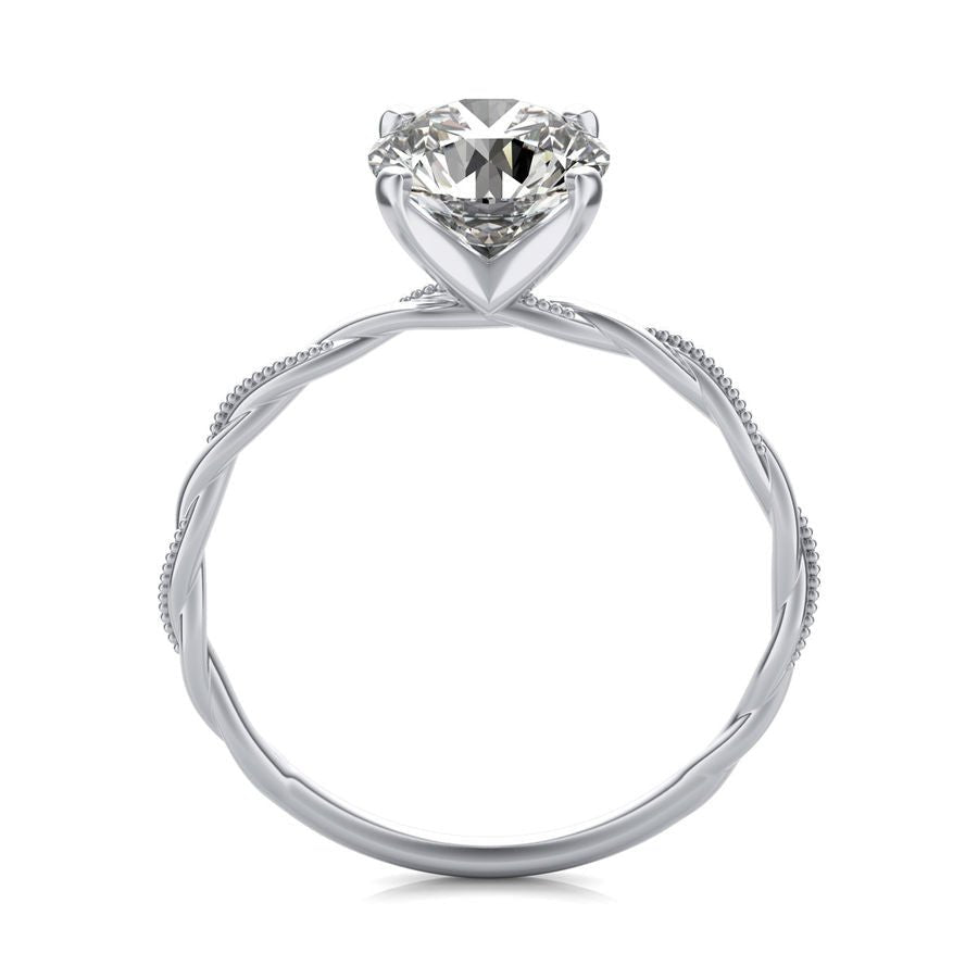 Twist Solitaire Ring - Jewelry Exchange Center