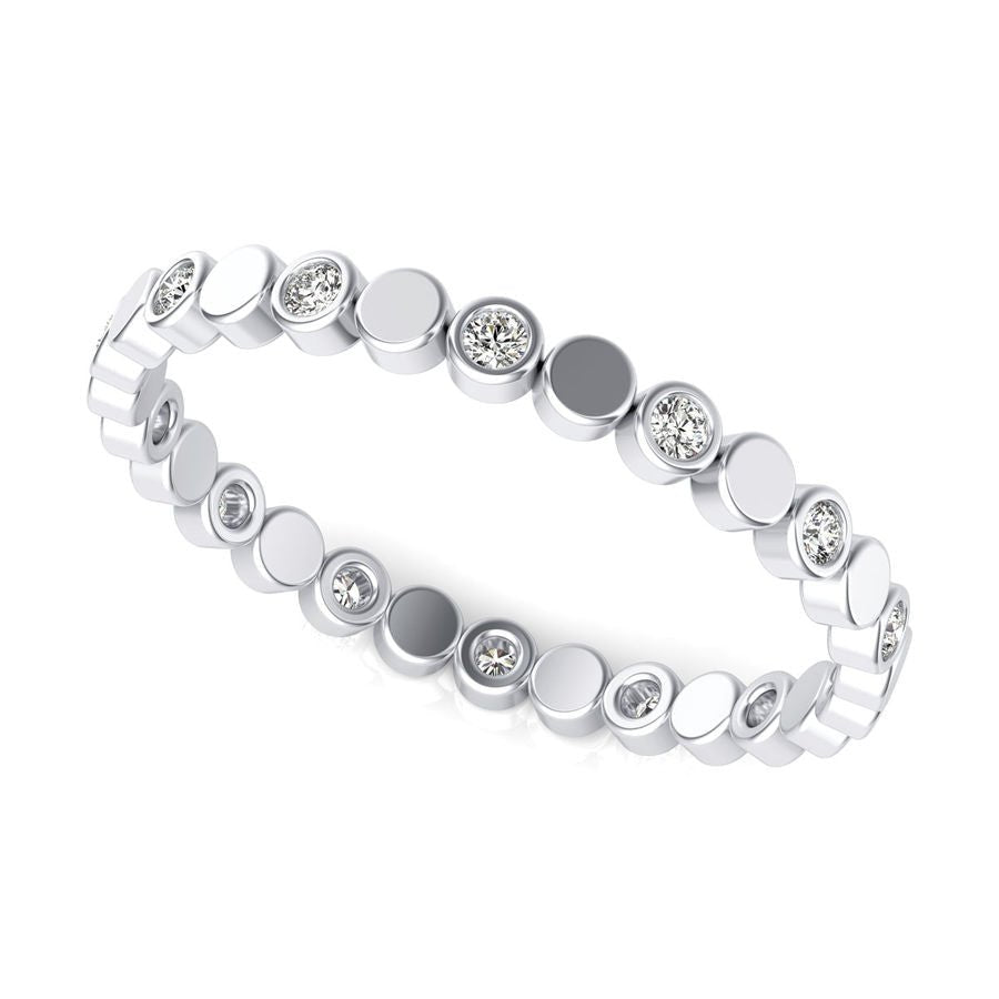 Bezel Eternity Band - Jewelry Exchange Center