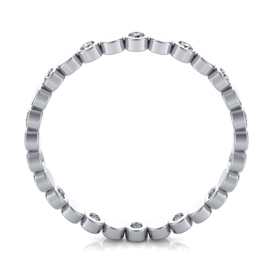 Bezel Eternity Band - Jewelry Exchange Center