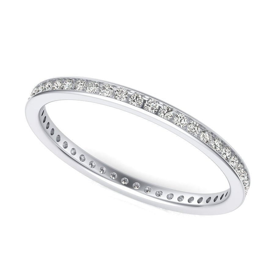 Channel Eternity Band - Jewelry Exchange Center