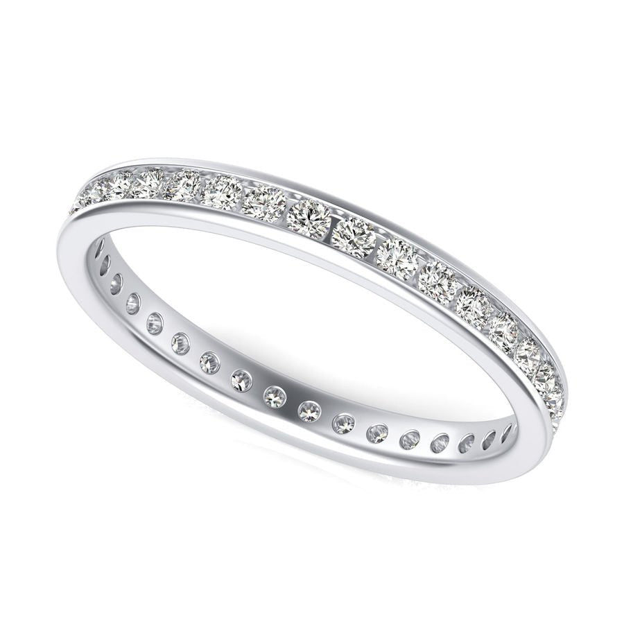 Channel Eternity Band - Jewelry Exchange Center