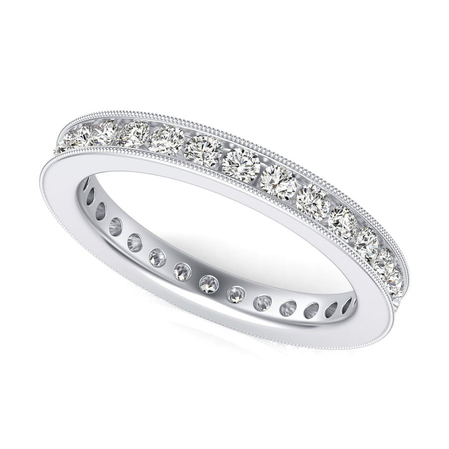 Channel Eternity Band - Jewelry Exchange Center