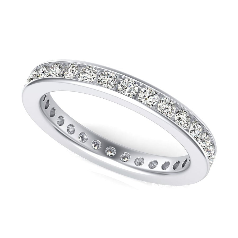 Channel Eternity Band - Jewelry Exchange Center