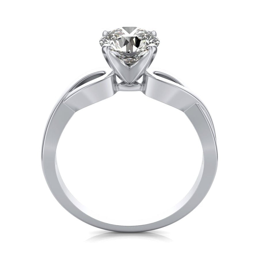 Twist Engagement Ring - Jewelry Exchange Center