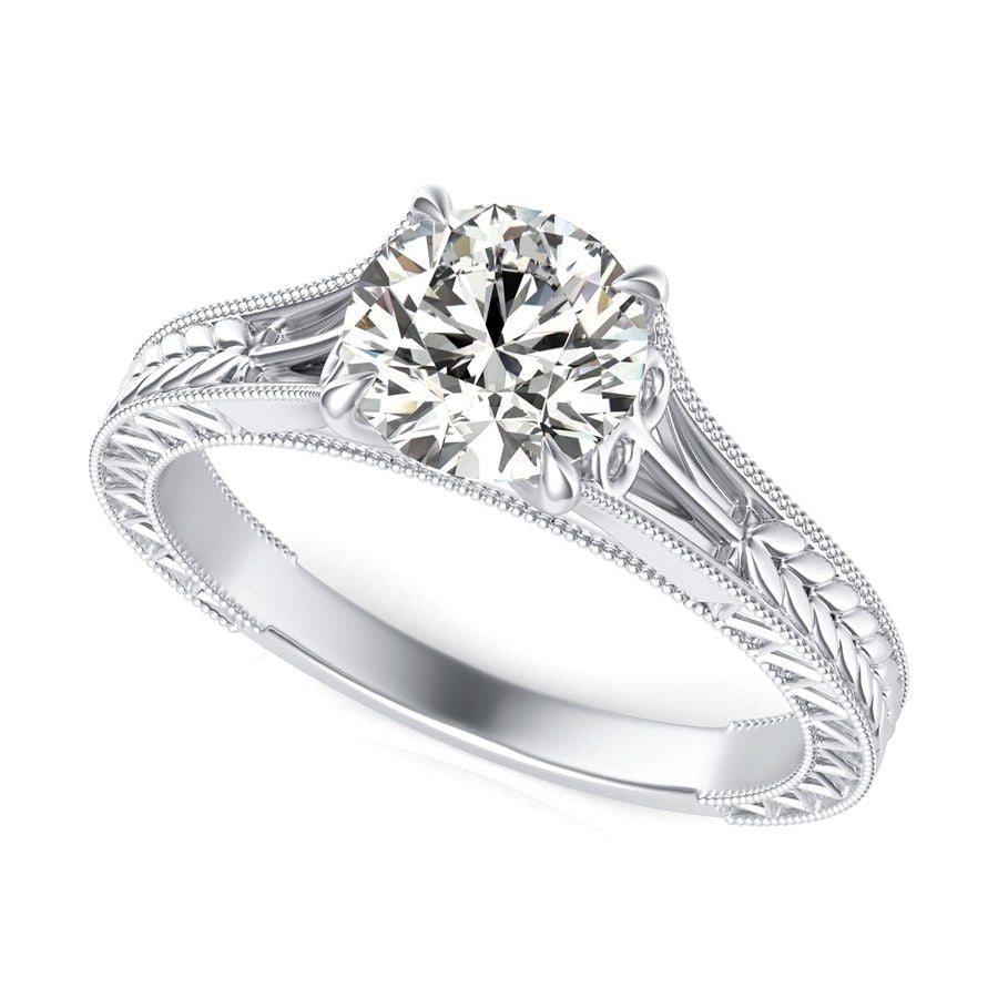 Victoria Cathedral Solitaire Engagement Ring - Jewelry Exchange Center
