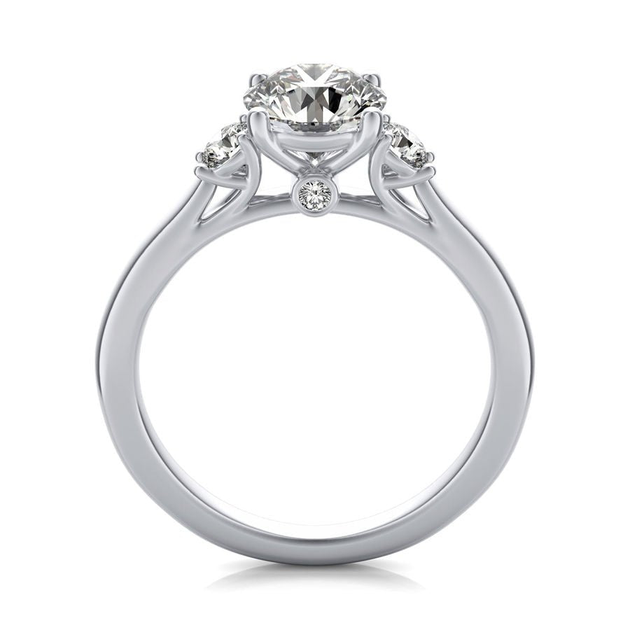 Three Stone Engagement - Jewelry Exchange Center
