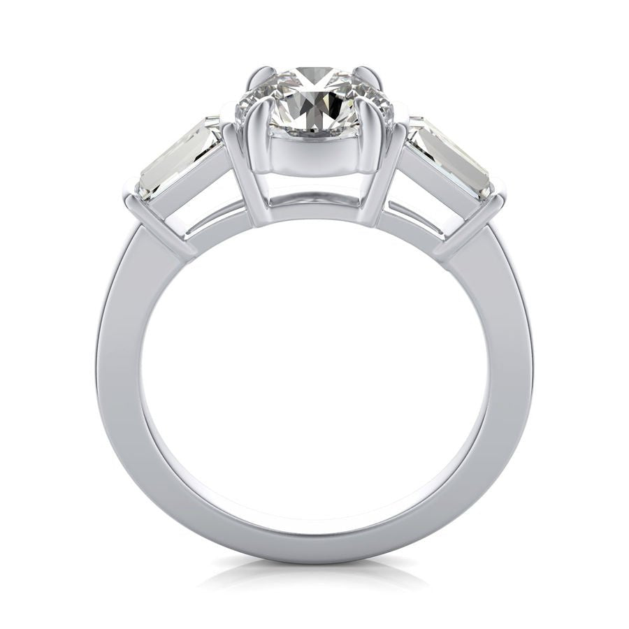 Three Stone Engagement - Jewelry Exchange Center