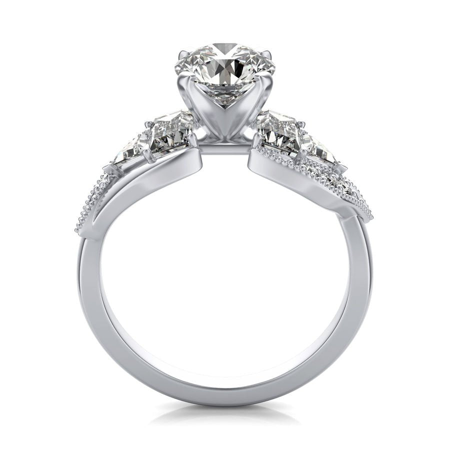 Three Stone Engagement - Jewelry Exchange Center