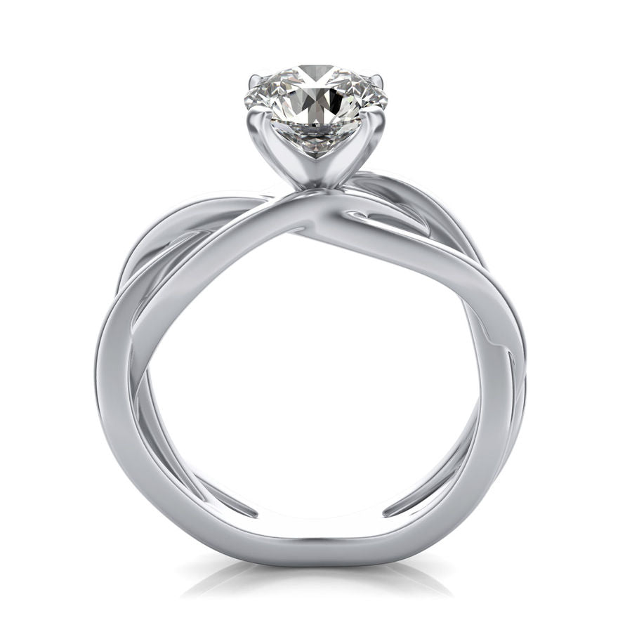 Twist Engagement Ring - Jewelry Exchange Center