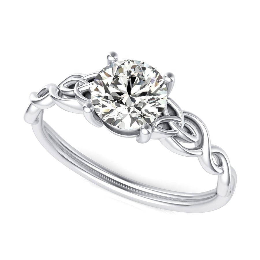 Twist Engagement Ring - Jewelry Exchange Center