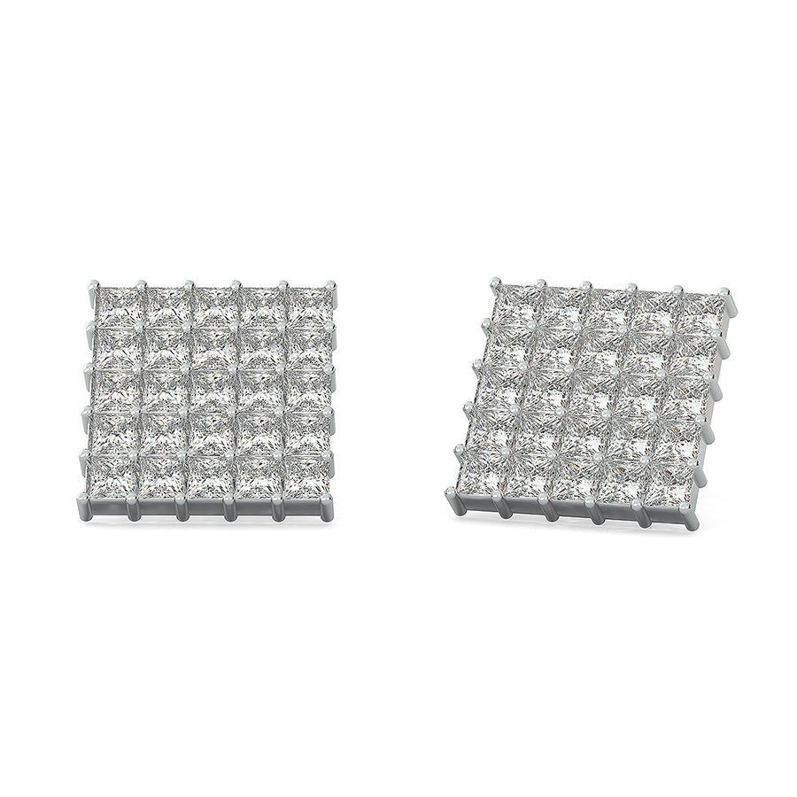 2.25 Ct. T.W. Cluster Stud Earrings - Jewelry Exchange Center