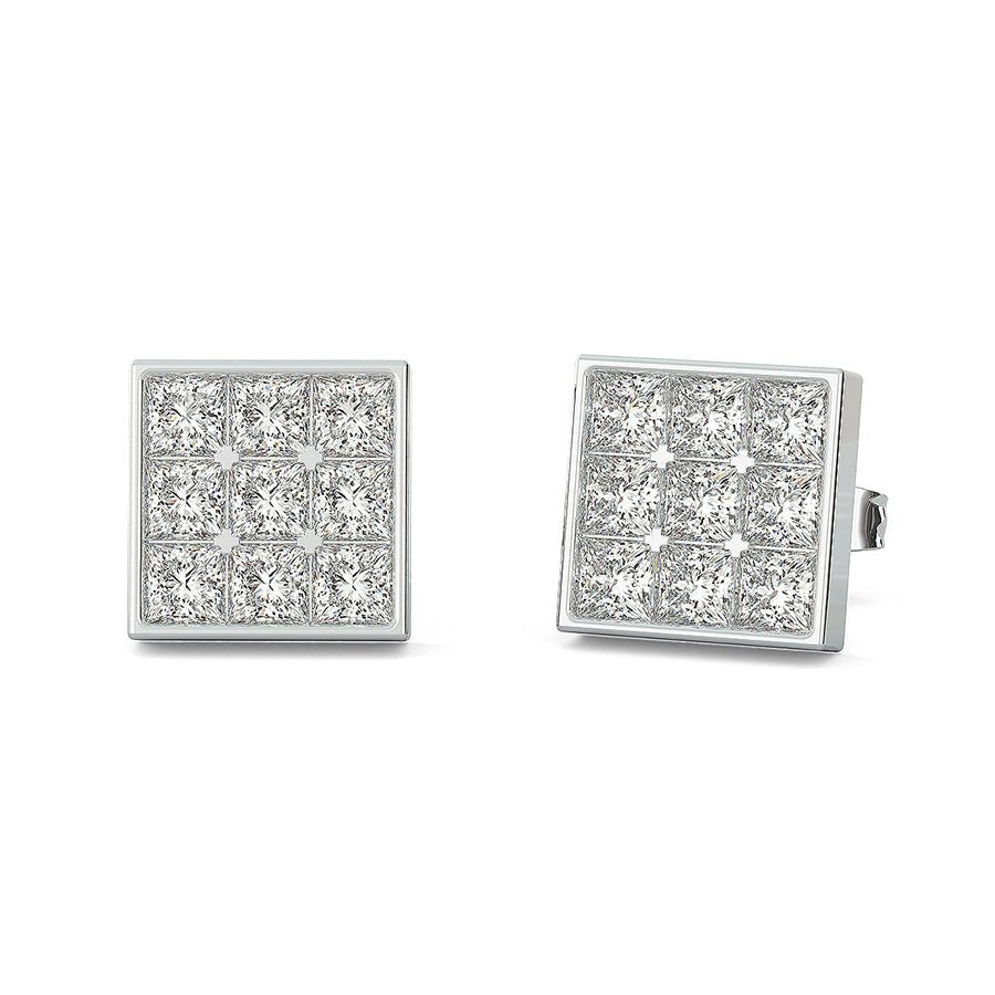 1.25 Ct. T.W. Cluster Stud Earrings - Jewelry Exchange Center