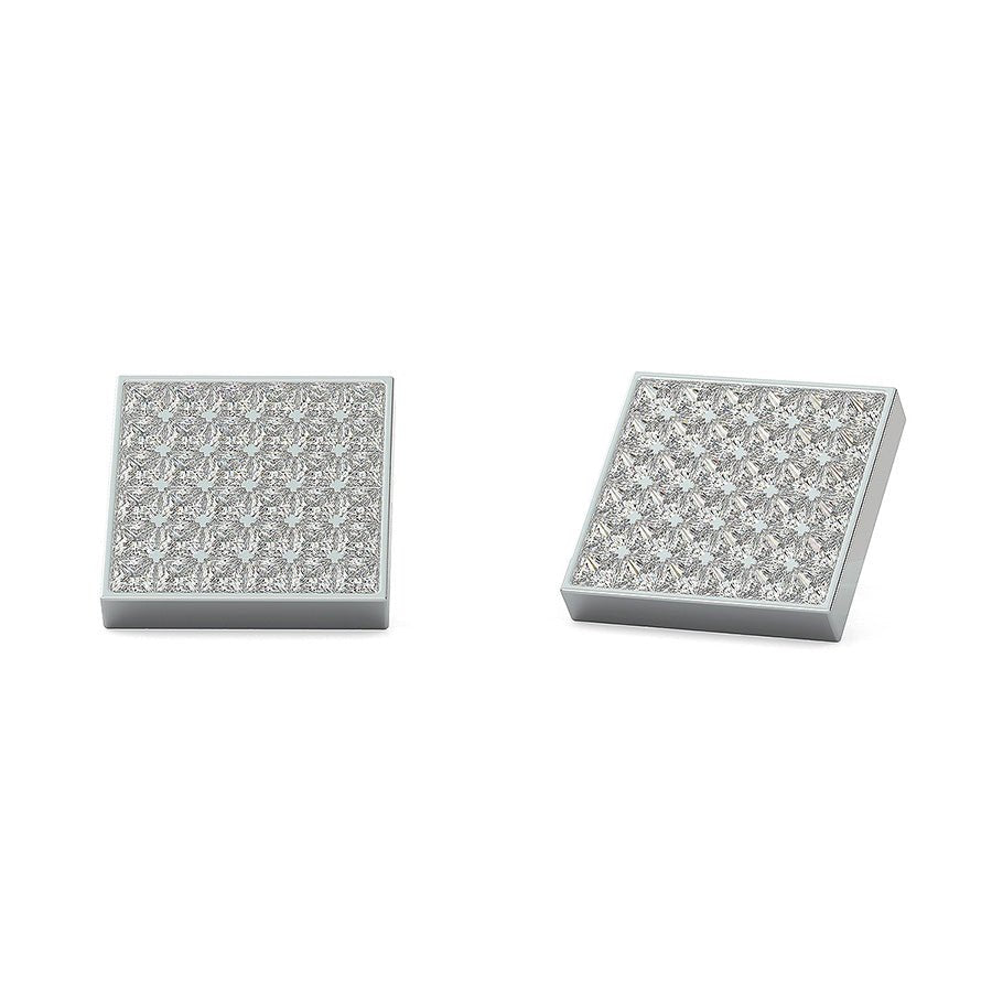 3.00 Ct. T.W. Cluster Stud Earrings - Jewelry Exchange Center