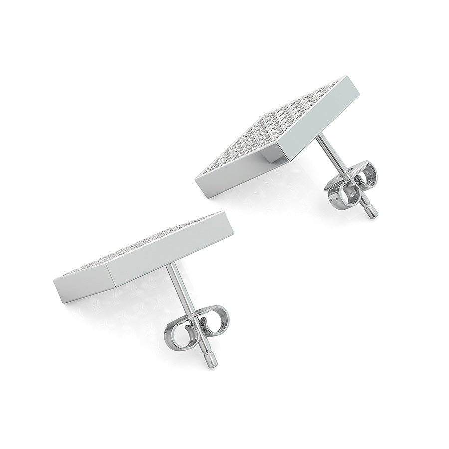 3.00 Ct. T.W. Cluster Stud Earrings - Jewelry Exchange Center