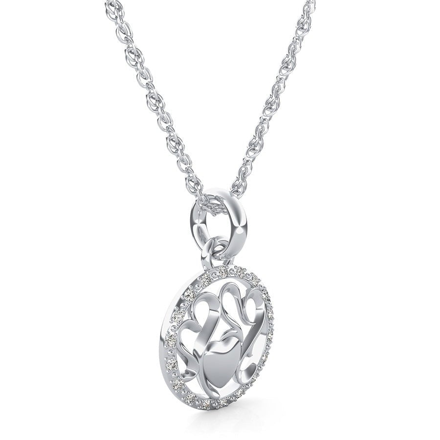 "Mom" Heart Pendant - Jewelry Exchange Center