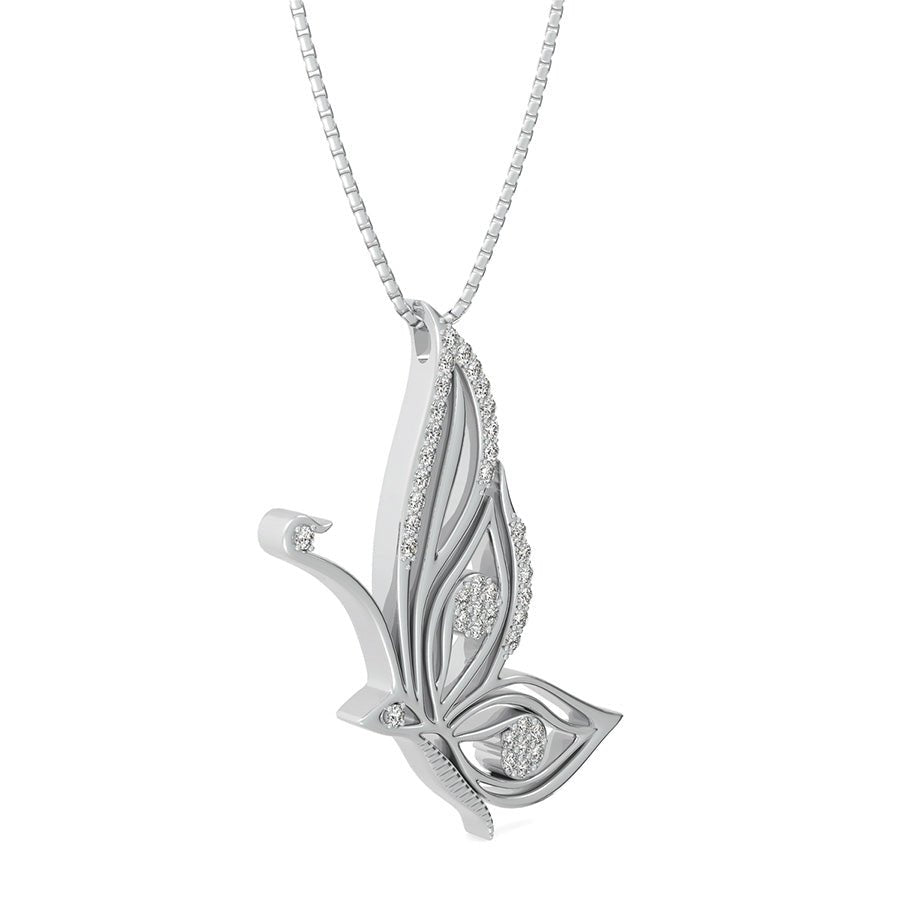 Butterly Side View Pendant - Jewelry Exchange Center