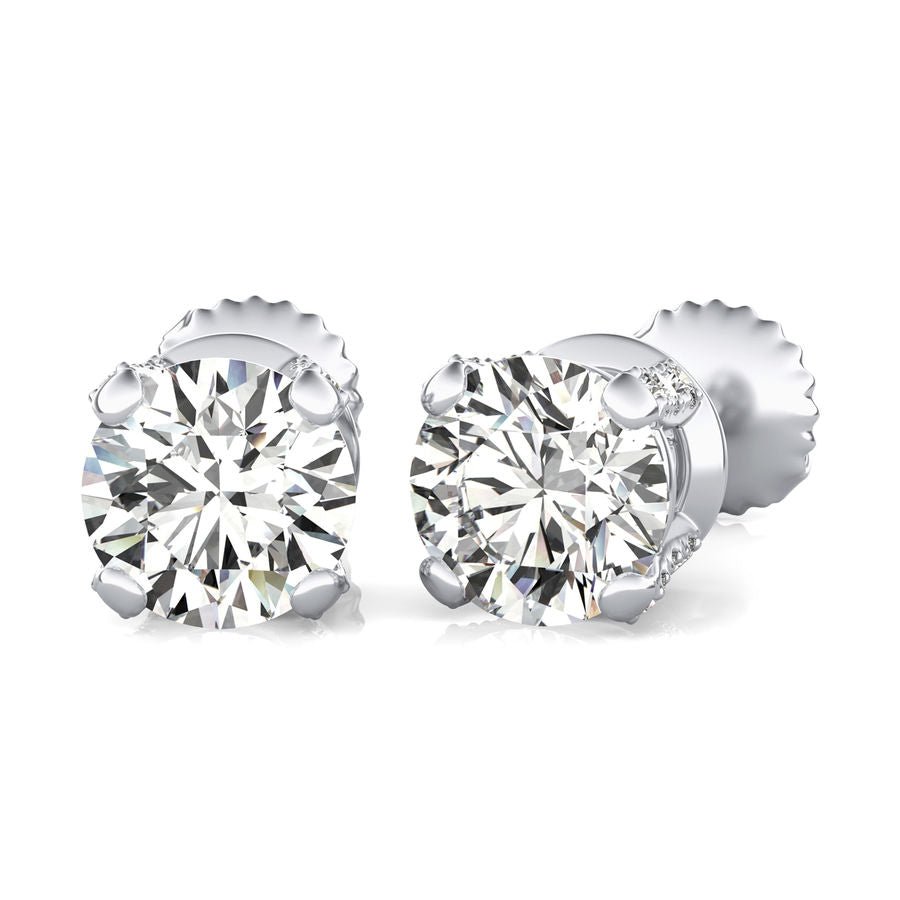 Basket Stud Earrings - Jewelry Exchange Center