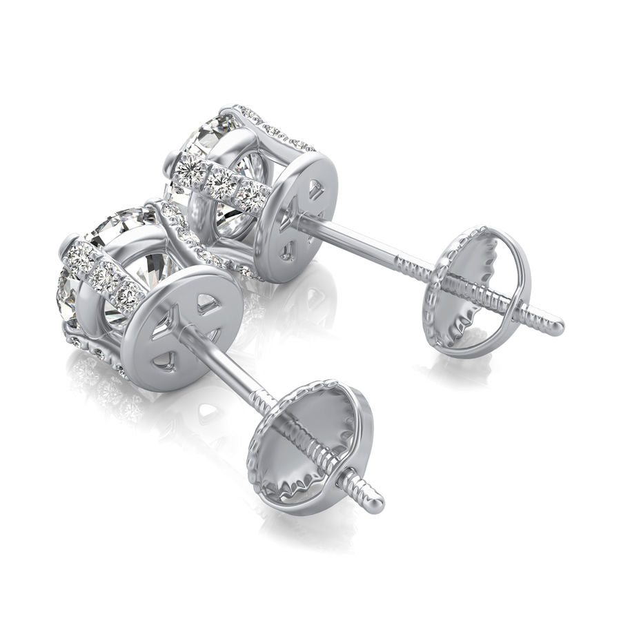 Basket Stud Earrings - Jewelry Exchange Center