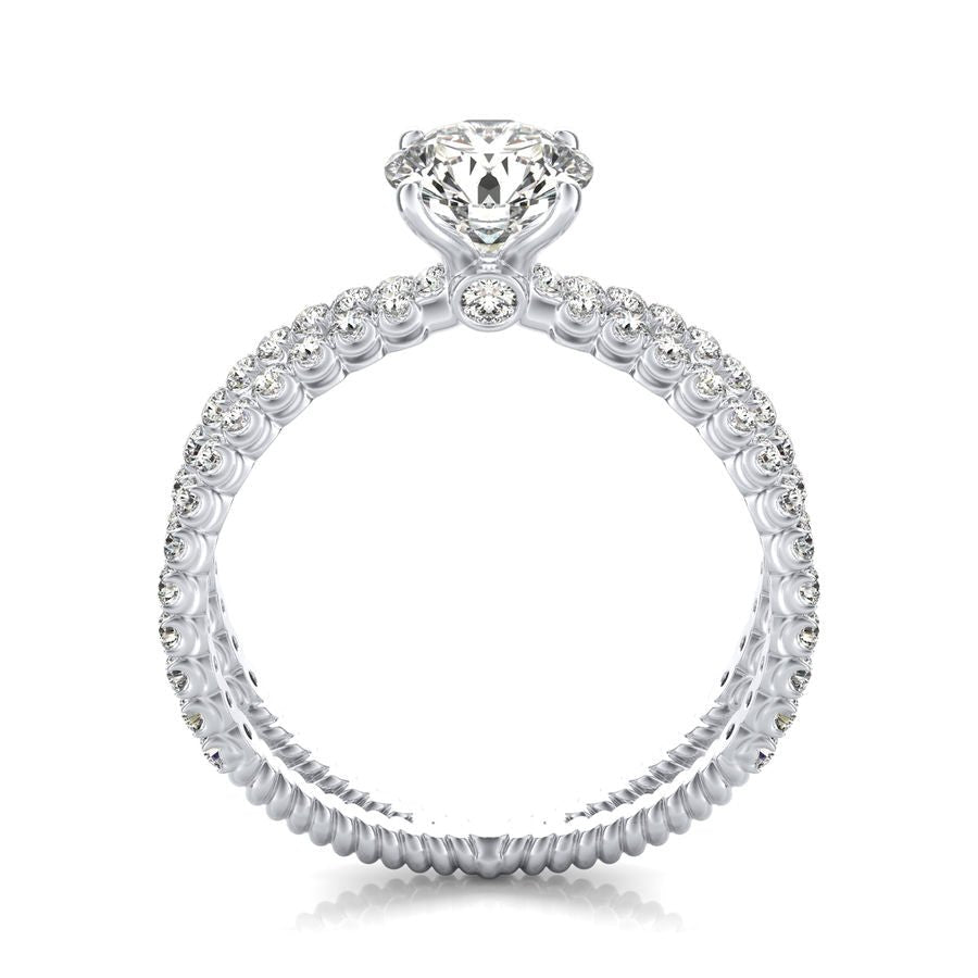 Criss Cross Engagement Ring - Jewelry Exchange Center
