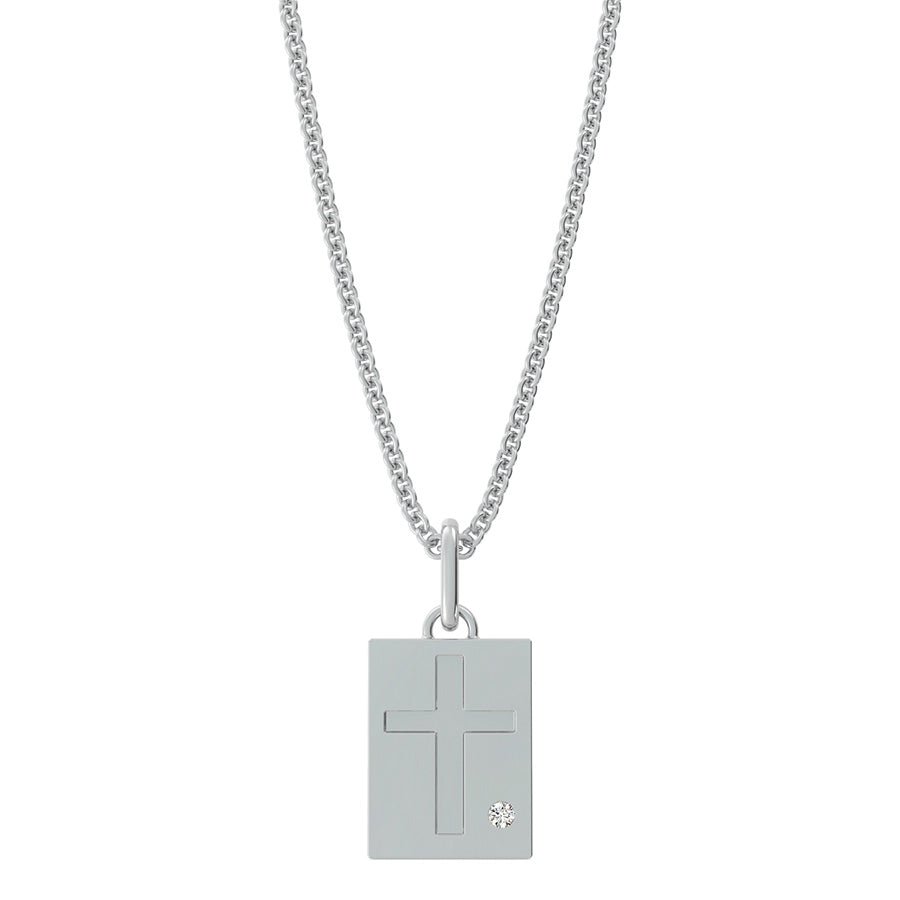 Cross Rectagular Pendant - Jewelry Exchange Center