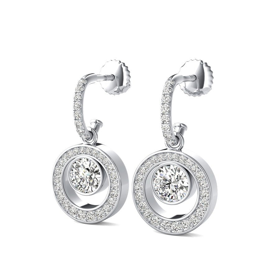 Dangling Bezel Earrings - Jewelry Exchange Center