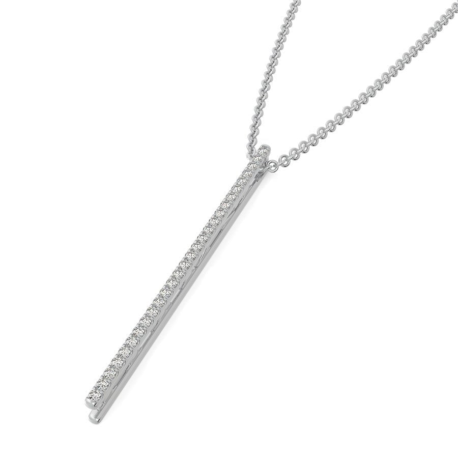 "FAITH" Drop Bar Pendant - Jewelry Exchange Center