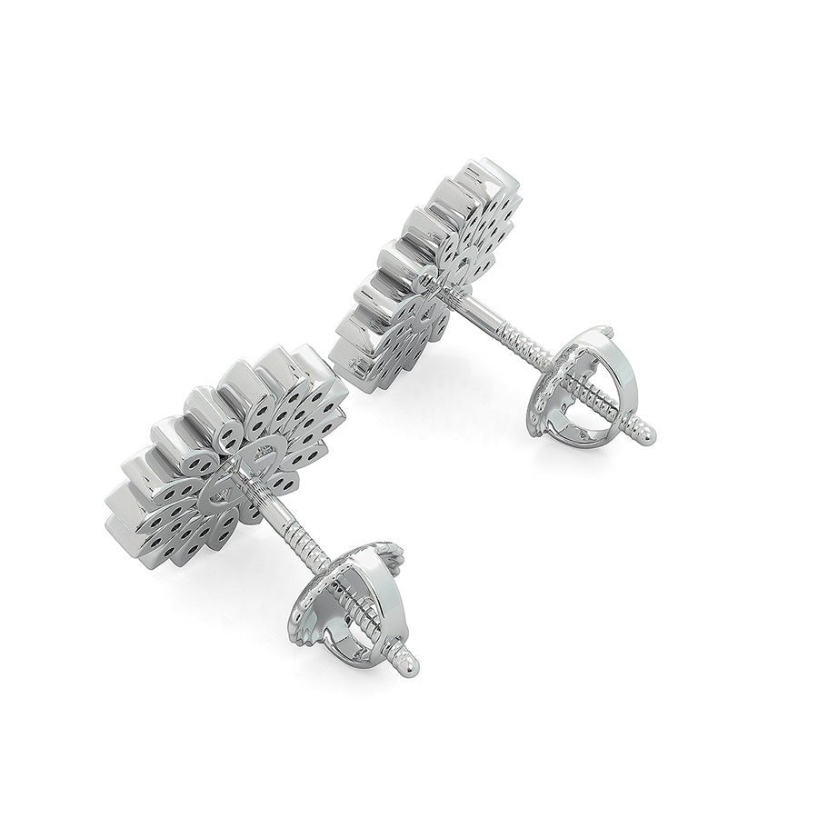 Floral Halo Earrings - Jewelry Exchange Center