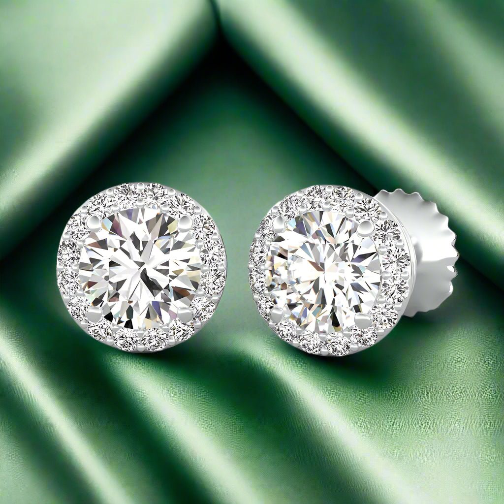 Halo Earrings - Jewelry Exchange Center