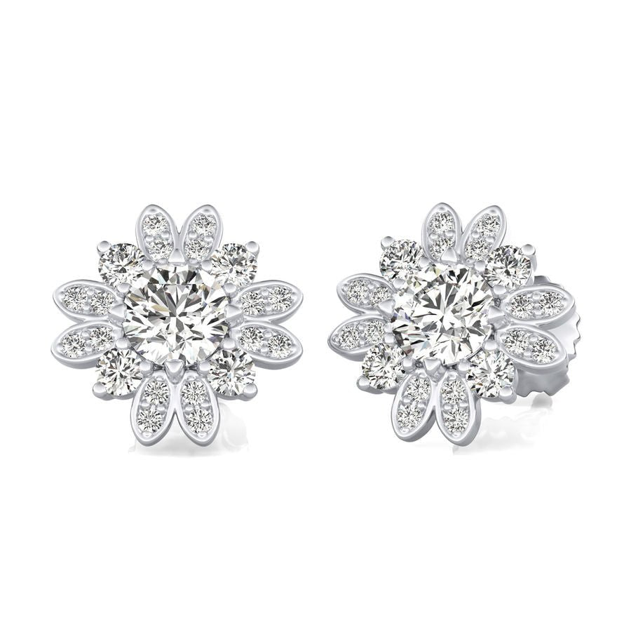 Halo Earrings - Jewelry Exchange Center