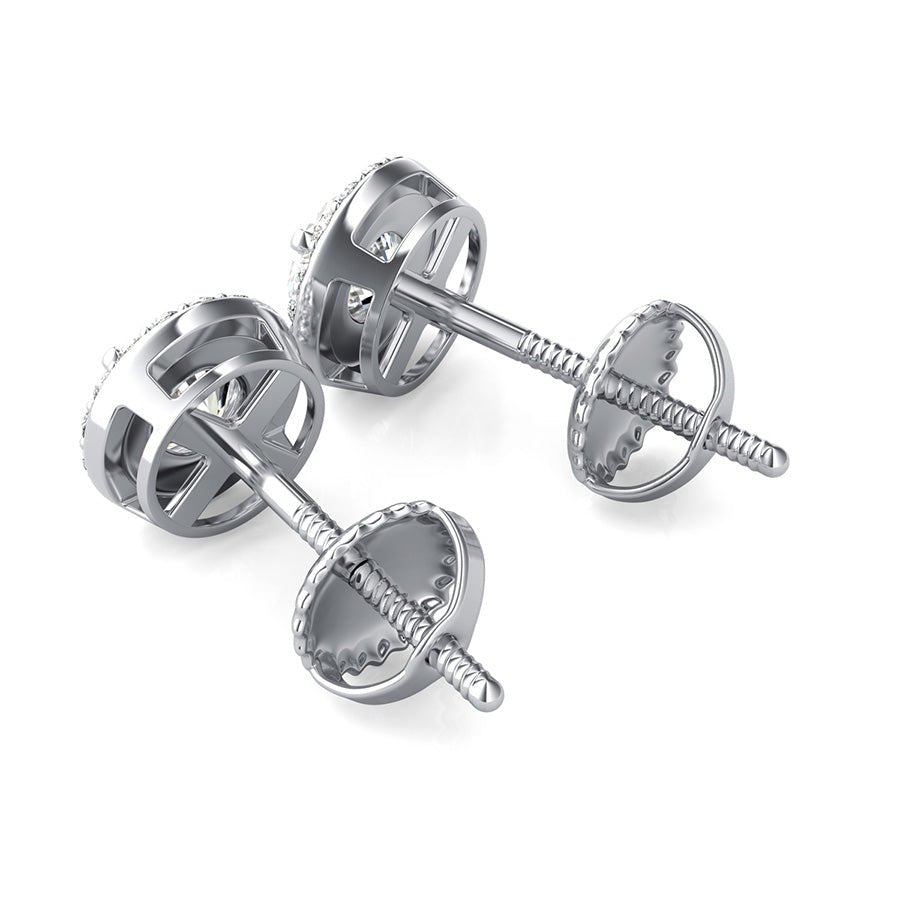Halo Earrings - Jewelry Exchange Center