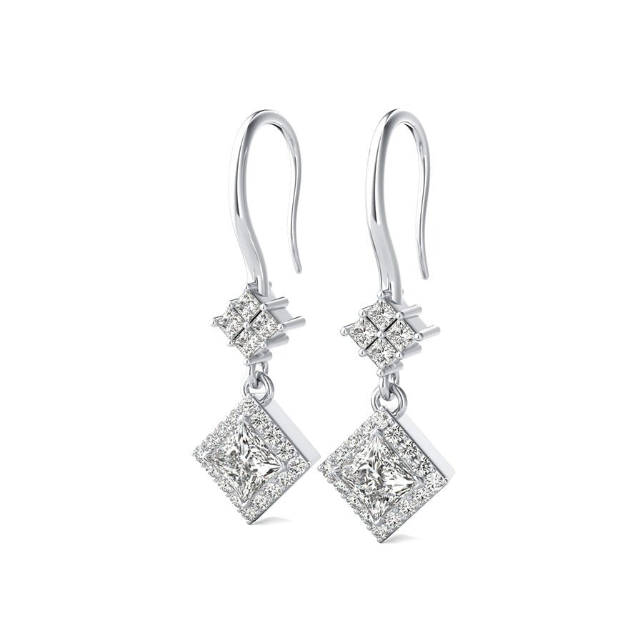 Halo Earrings With Cluster - Jewelry Exchange Center