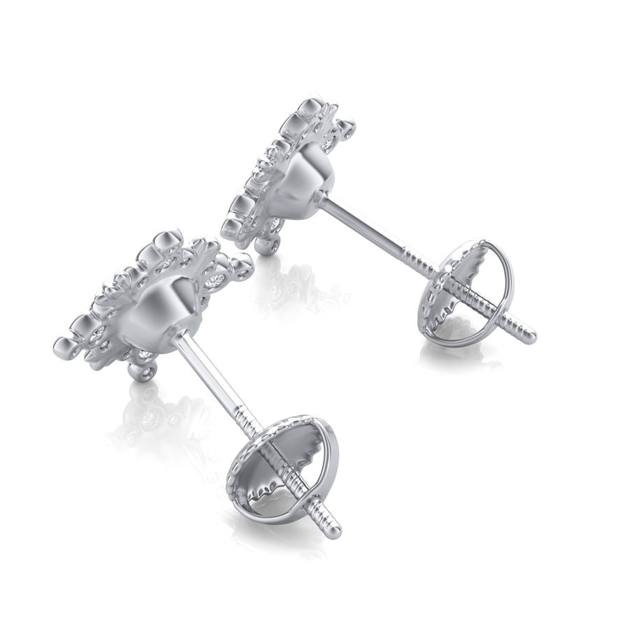 Halo Stud Earrings - Jewelry Exchange Center