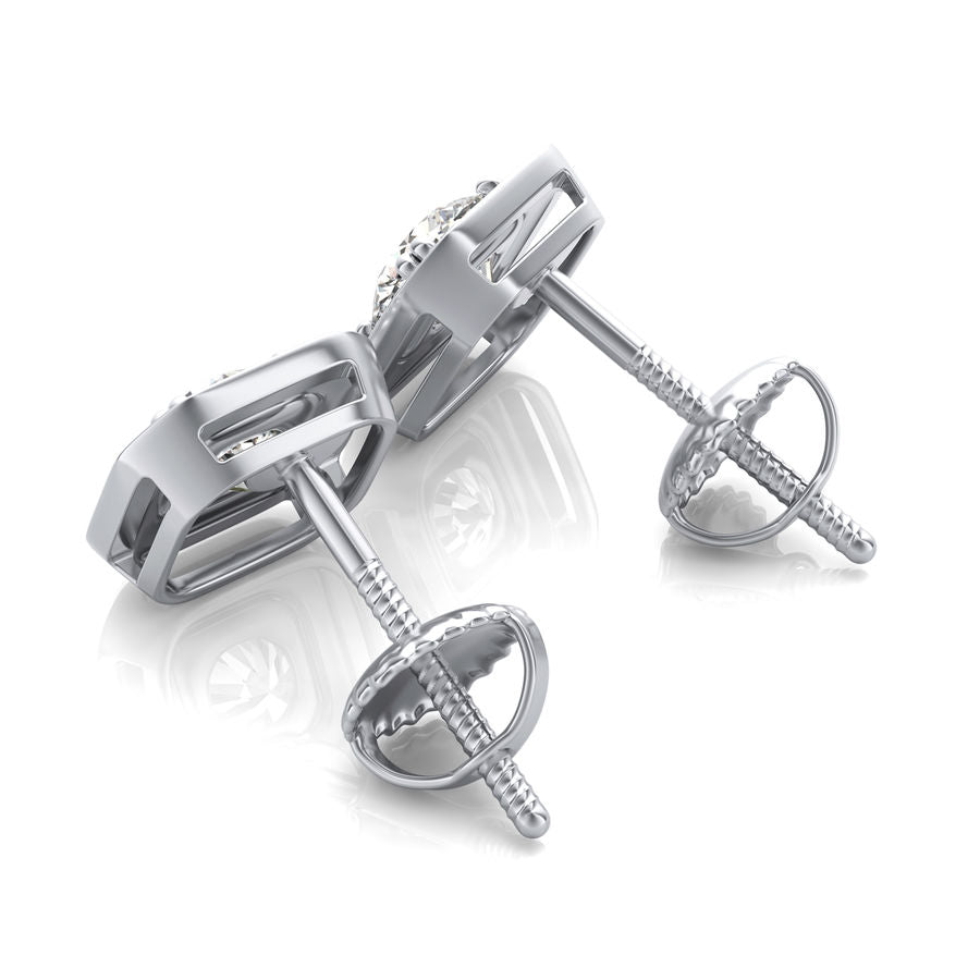 Halo Stud Earrings - Jewelry Exchange Center