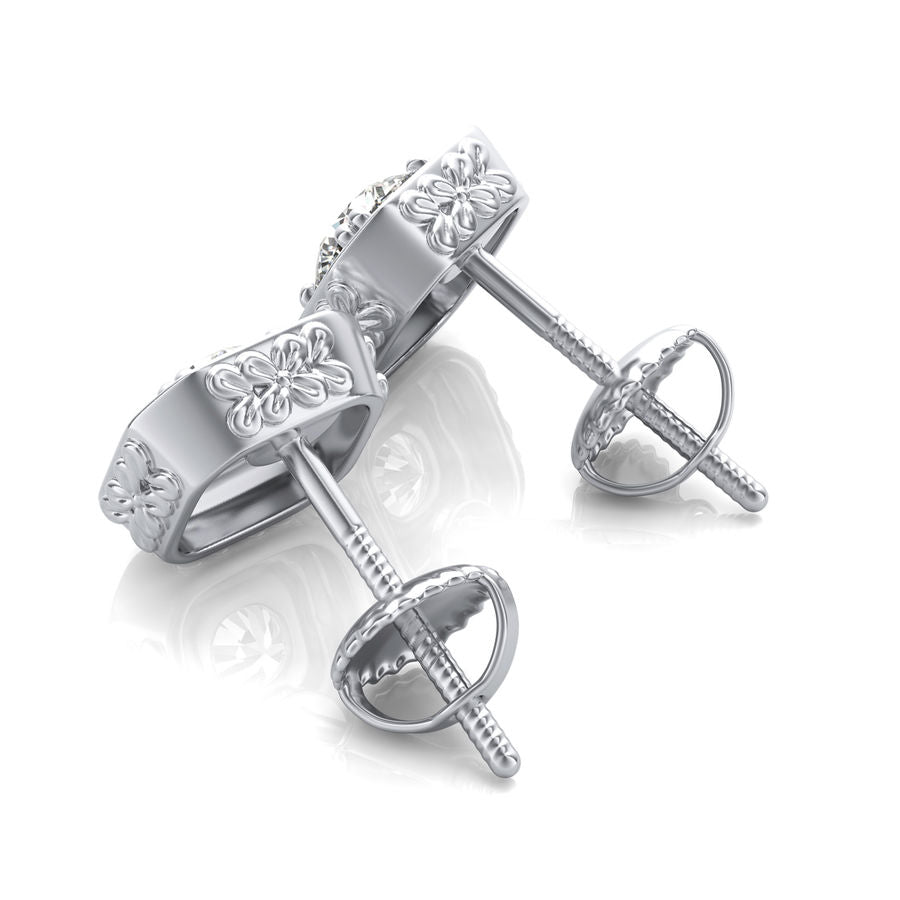 Halo Stud Earrings - Jewelry Exchange Center
