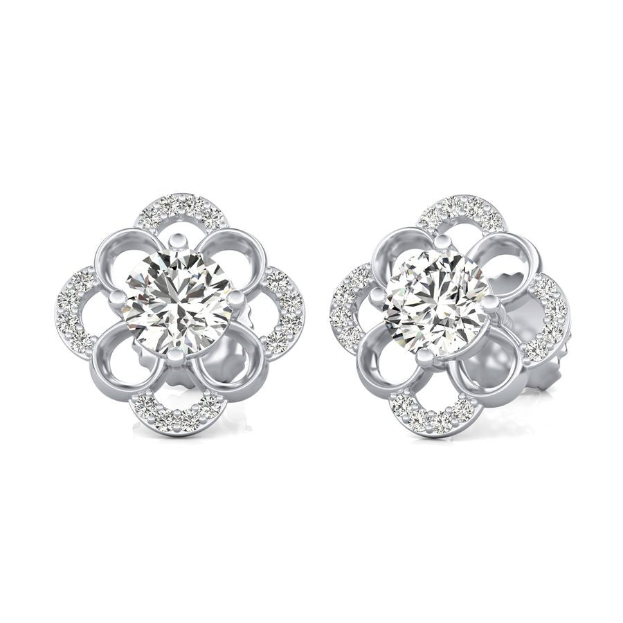 Halo Stud Earrings - Jewelry Exchange Center