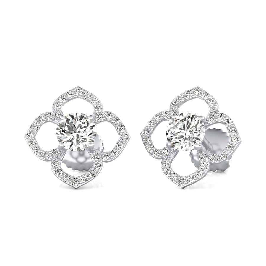 Halo Stud Earrings - Jewelry Exchange Center