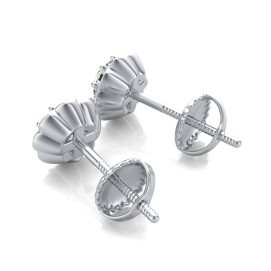 Halo Stud Earrings - Jewelry Exchange Center
