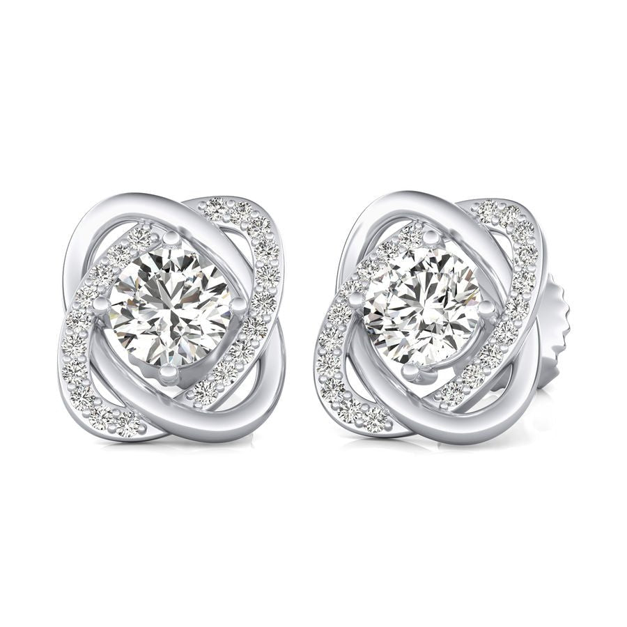 Halo Stud Earrings - Jewelry Exchange Center