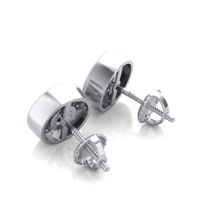 Halo Stud Earrings - Jewelry Exchange Center