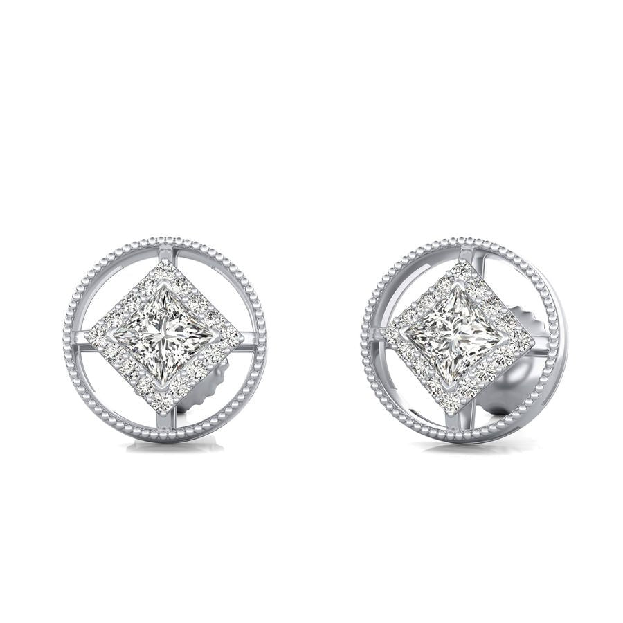 Halo Stud Earrings - Jewelry Exchange Center