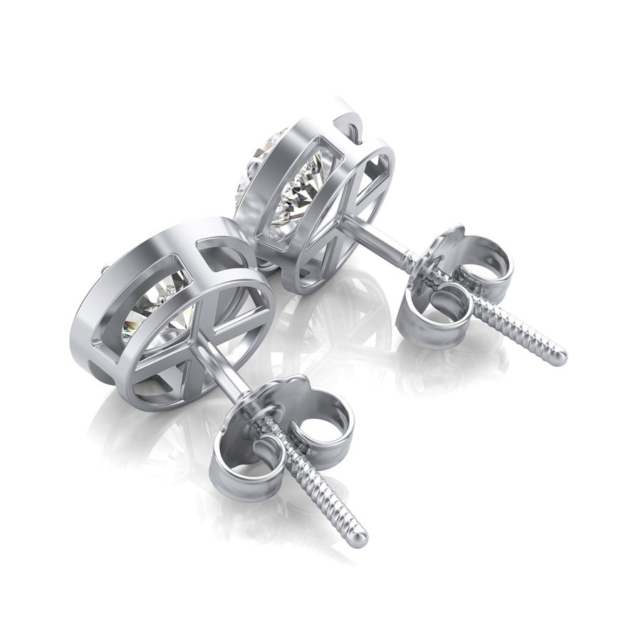 Halo Stud Earrings - Jewelry Exchange Center