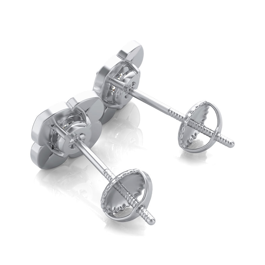 Halo Stud Earrings - Jewelry Exchange Center